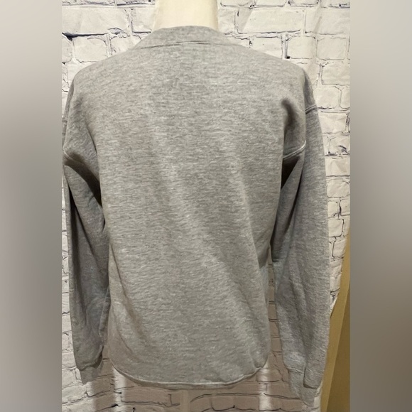 The Notorious B.I.G BIGGIE SMALLS HEATHER GREY CREWNECK SWEATSHIRT XS - Picture 3 of 4